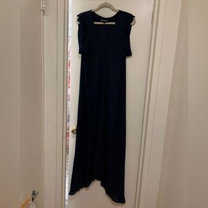 Alasdair V Neck, long  Dress